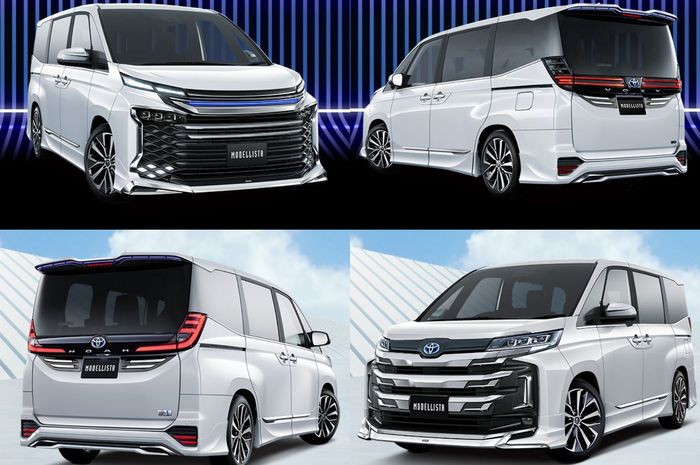 Modifikasi Toyota Voxy dan Toyota Noah baru garapan Modellista, Jepang