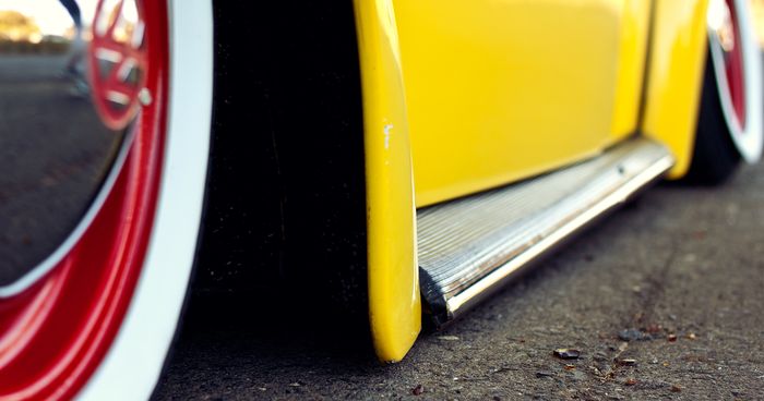 Akhirnya VW Kodok ini pakai suspensi udara 2 titik