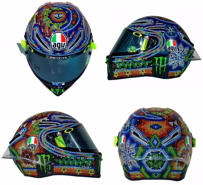 AGV Pista GP R milik Valentino Rossi dengan spoiler