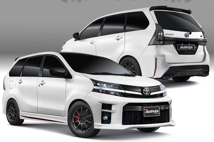 Toyota Avanza baru tampil ala Gazoo Racing dalam bentuk digimod
