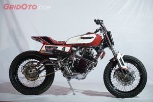 Mau Honda Gl 100 Jadi Keren Pakai Gaya Street Tracker Begini Aja Gridoto Com