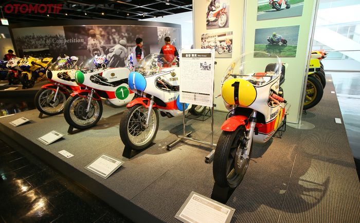 Ada pula koleksi YZR500 pacuan Hideo Kanaya, pembalap pertama Jepang yang menjuarai GP5-- tahun 1975