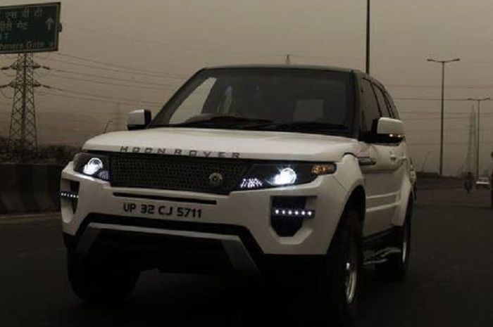 Modifikasi Tata Savari dengan gaya Range Rover 