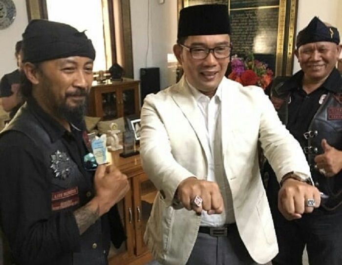 Ridwan Kamil jadi anggota kehormatan Bikers Brotherhood MC