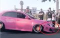 Subaru WRX Pink Ceper Enggak Sabar Lewat Turunan, Berakhir Sedih!