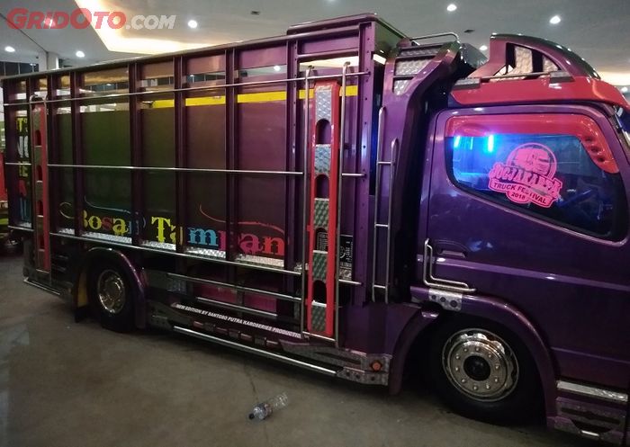 Kelir bunglon dipakai biar kelihatan nyentrik