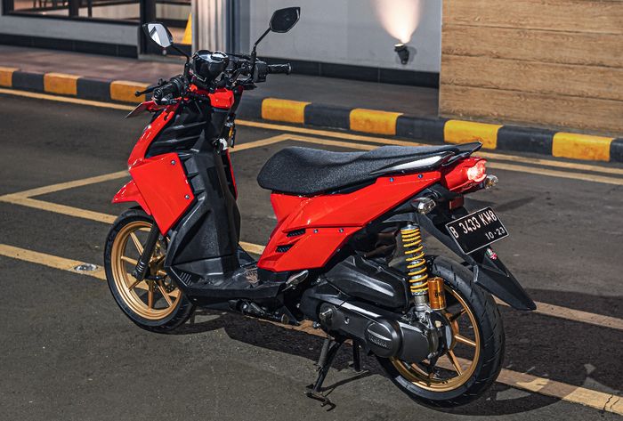 Yamaha X-Ride custom jeroan CVT, bore up mesin dan pasang knalpot CMS Gen 1