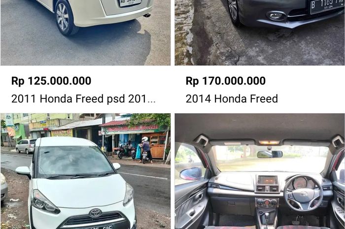 Contoh iklan jual beli mobil bekas di marketplace Facebook