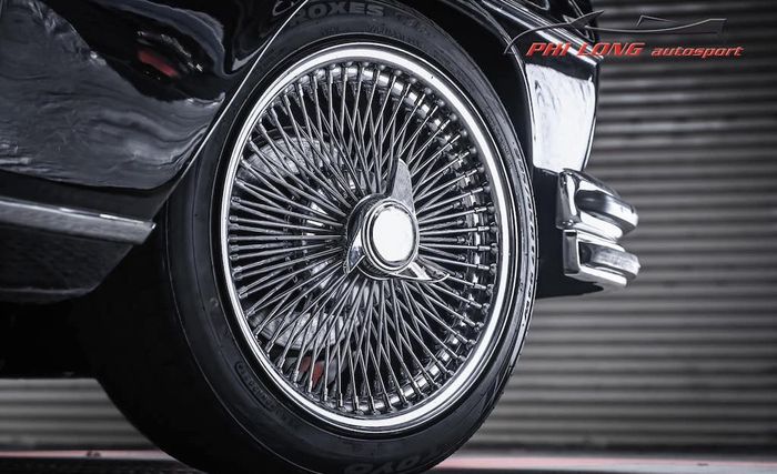 Restorasi Mercy Mini pakai pelek Dayton Radial Lace KO  model jari-jari