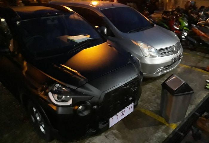 Datsun Cross tertangkap sedang melakukan uji tes jalan di Indonesia
