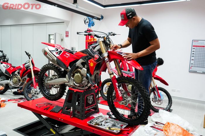 Persiapan Ducati MX Team Indonesia untuk menghadapi seri pembuka FMSCT Motocross Championship di Thailand