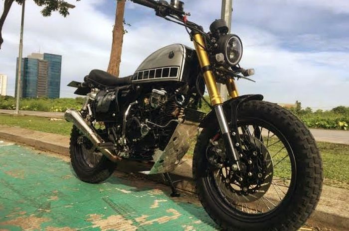  Biaya  Custom Yamaha Scorpio dan Honda Tiger Edisi Pelajar 