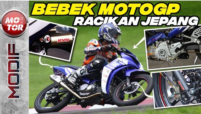 penampakan Yamaha Jupiter Z1 GP yang diulas tim Motor Plus Modif