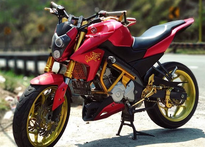 Tengok Nih Yamaha V Ixion Jadi Sangar Setelah Comot Comot Part Motor Lain Gridoto Com