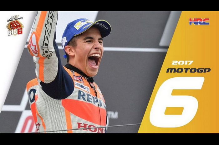 Marc Marquez sukses mengoleksi 6 gelar juara dunia dari semua kelas