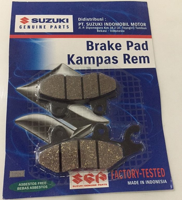 Kampas rem cakram bisa pakai Shogun atau Satria F150 sebelum injeksi