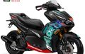 All New Yamaha Aerox 155 Connected Berlivery Petronas, Monosok Ohlins