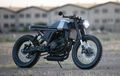 Cafe Scrambler dari F.B. Mondial HPS 300, Wajahnya Dibuat Unik