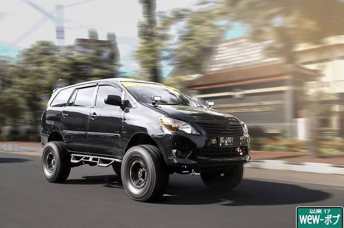 Modifikasi Toyota Kijang Innova Diesel jadi off-road