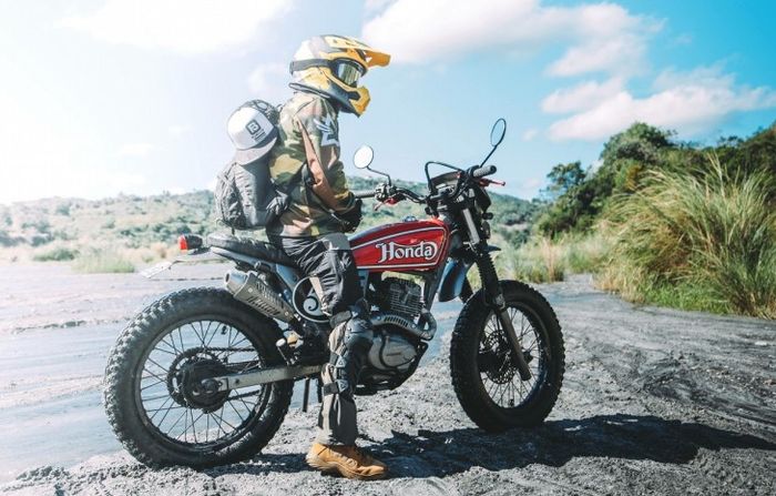 Modifikasi yang simple, rapi dan minimalis pun tampak elegan