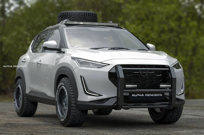 Modifikasi digital Nissan Magnite tampil gagah dan macho bergaya ALTO