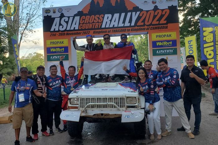 Tim Indonesia Cross Country Rally Team berhasil bawa pulang piala ke tanah air