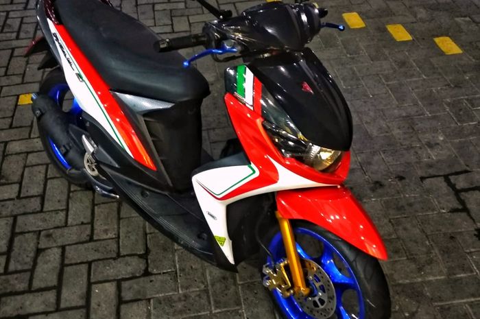 Yamaha Mio Soul GT berlivery ala Ducati