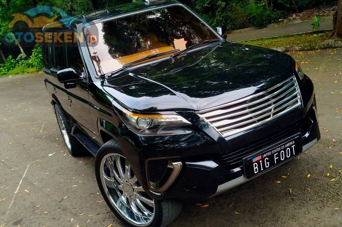 Modifikasi Isuzu Panther bermuka Fortuner