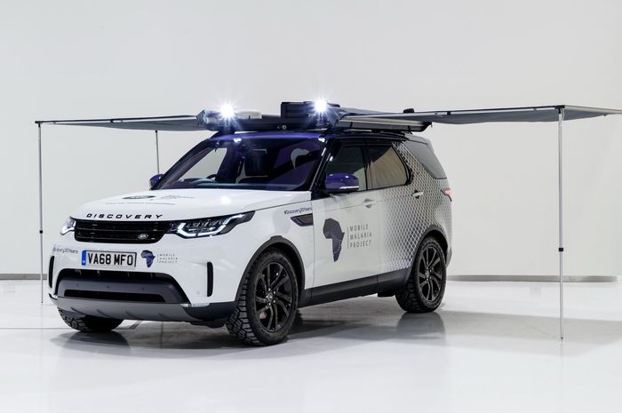 Modifikasi Land Rover Discovery untuk misi kemanusiaan