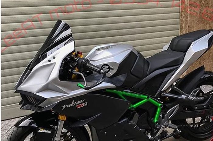 Kawasaki 'Ninja H2' versi 200 cc, basis Bajaj Pulsar 200 RS