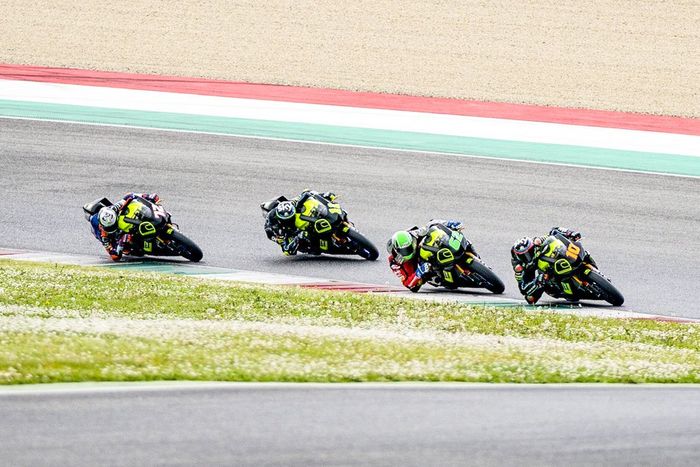 Luca Marini dan pembalap lainnya turut latihan di Mugello pakai Yamaha R6