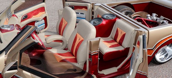 Tampilan kabin Chevrolet Colorado dimodifikasi jadi roadster