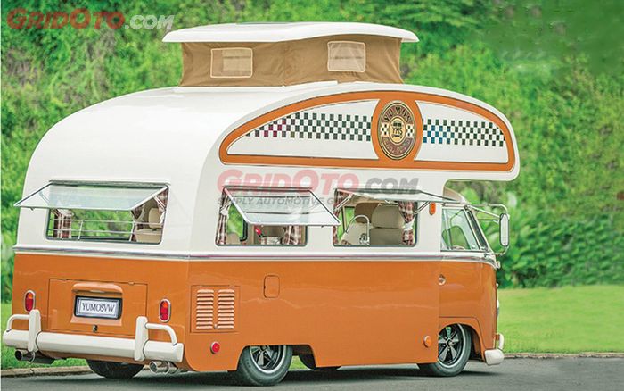 Modifikasi VW kombi jadi Snail Camper Dakota Pertama di Dunia garapan Yumos Garage, Semarang