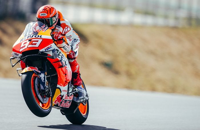 Marc Marquez raih P3 pada FP1 MotoGP Portugal 2021.