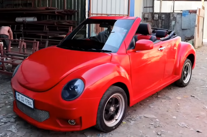 Modifikasi Suzuki Swift disulap jadi VW Beetle beratap terbuka