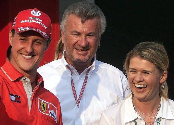 Michael Schumacher, Willi Weber dan Corina Betsch