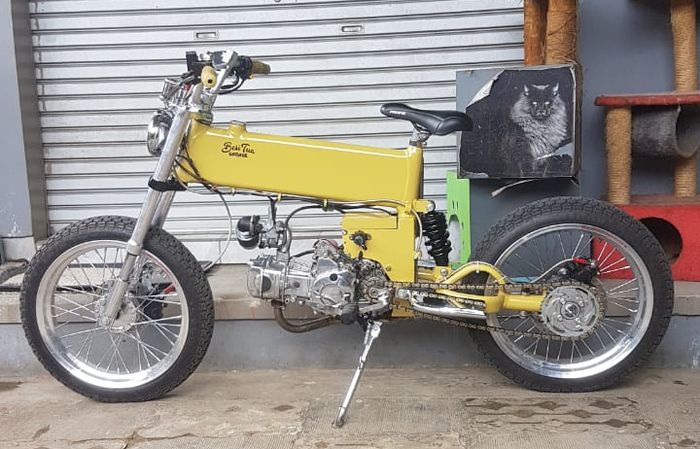 Sokbreker belakang BMX Cub Honda Blade pakai sokbreker Yamaha Jupiter MX