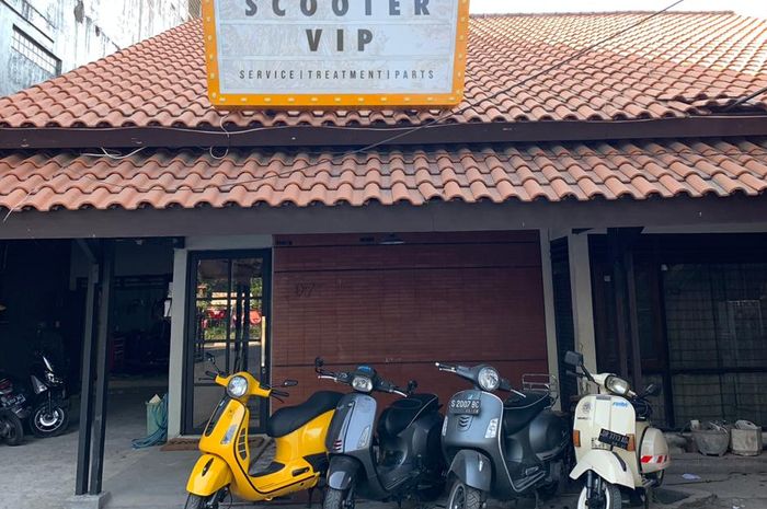 Cabang baru Scooter VIP di Surabaya, Jawa Timur.