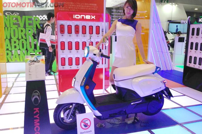 Kymco Ionex baterai bisa tahan 200 km