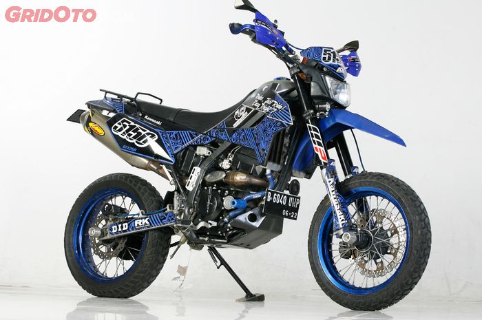 ret Badekar patrice Kawasaki D-Tracker 250 Lebih Menarik, Modal Ubahan Minimalis - GridOto.com