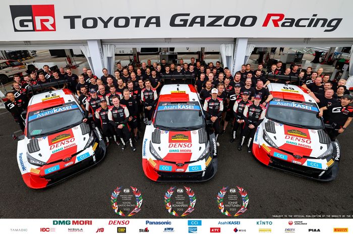 Tim Toyota Gazoo Racing meraih hasil ganda, Sebastien Ogier menang di Reli Catalunya 2022 dan gelar juara dunia pabrikan