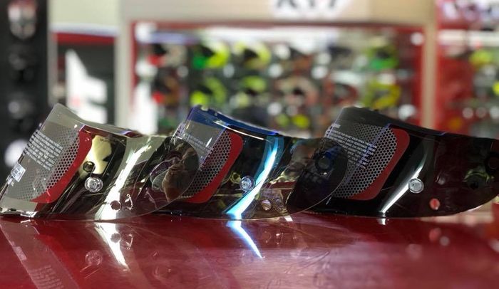 Visor flat untuk KYT Vendetta 2 tersedia beragam warna