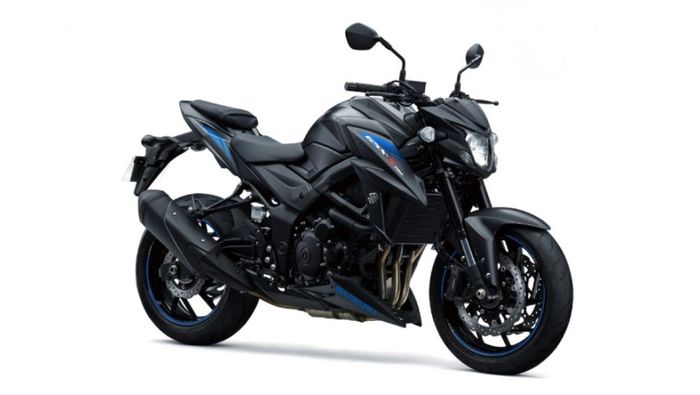 Warna hitam dari Suzuki GSX-S750