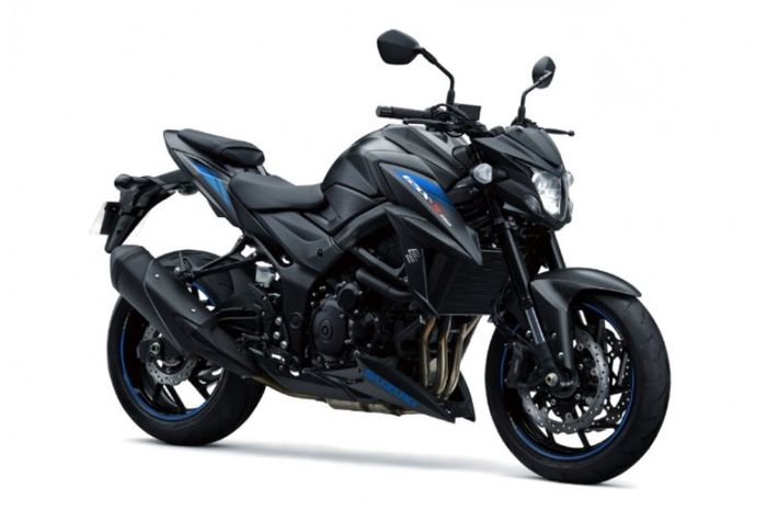 Warna hitam dari Suzuki GSX-S750