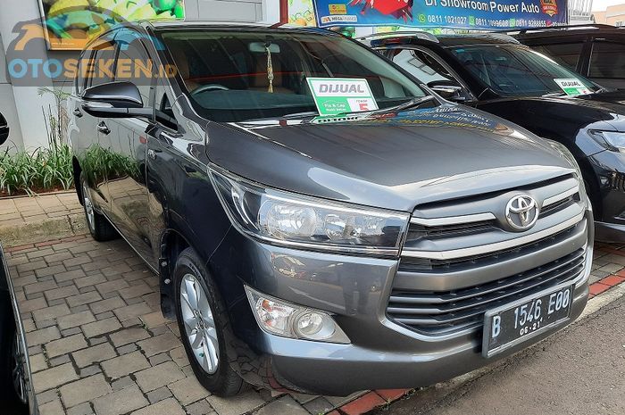 Spesifikasi dan kisaran harga Toyota Kijang Innova Bensin tahun 2017 seken