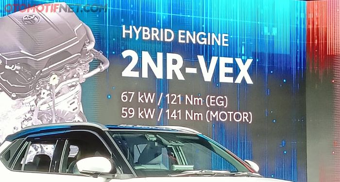 Toyota Yaris Cross HEV dijejalkan mesin kode 2NR-VEX berkapasitas 1.500 cc