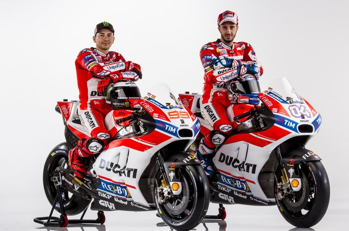 Duet andalan tim pabrikan Ducati 2018, Jorge Lorenzo dan Andrea Dovizioso