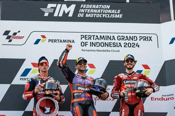 MotoGP Mandalika 2024 ditutup dengan kemenangan Jorge Martin tim Prima Pramac Racing