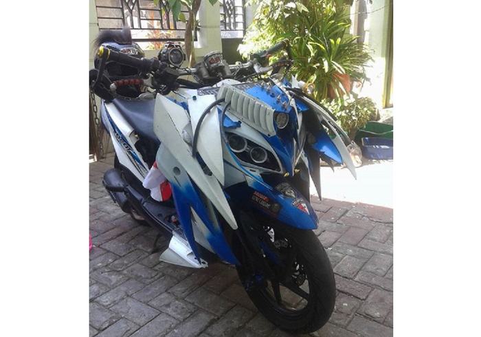Hasil modifikasi Honda BeAT