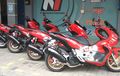 NMAX, Aerox, PCX dan ADV150 Kompak Satu Livery, Pelek Hingga Knalpot Senada